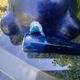 Glazed ceramic ashtray Vallauris blue with its Vintage pestle 70s