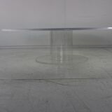 Very impressive Dutch design large coffee table in acrylic