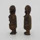 Pair of African fertility doll sculptures Namji Cameroon. 70