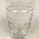 Large carved crystal vase