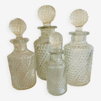 Flacons anciens cristal baccarat