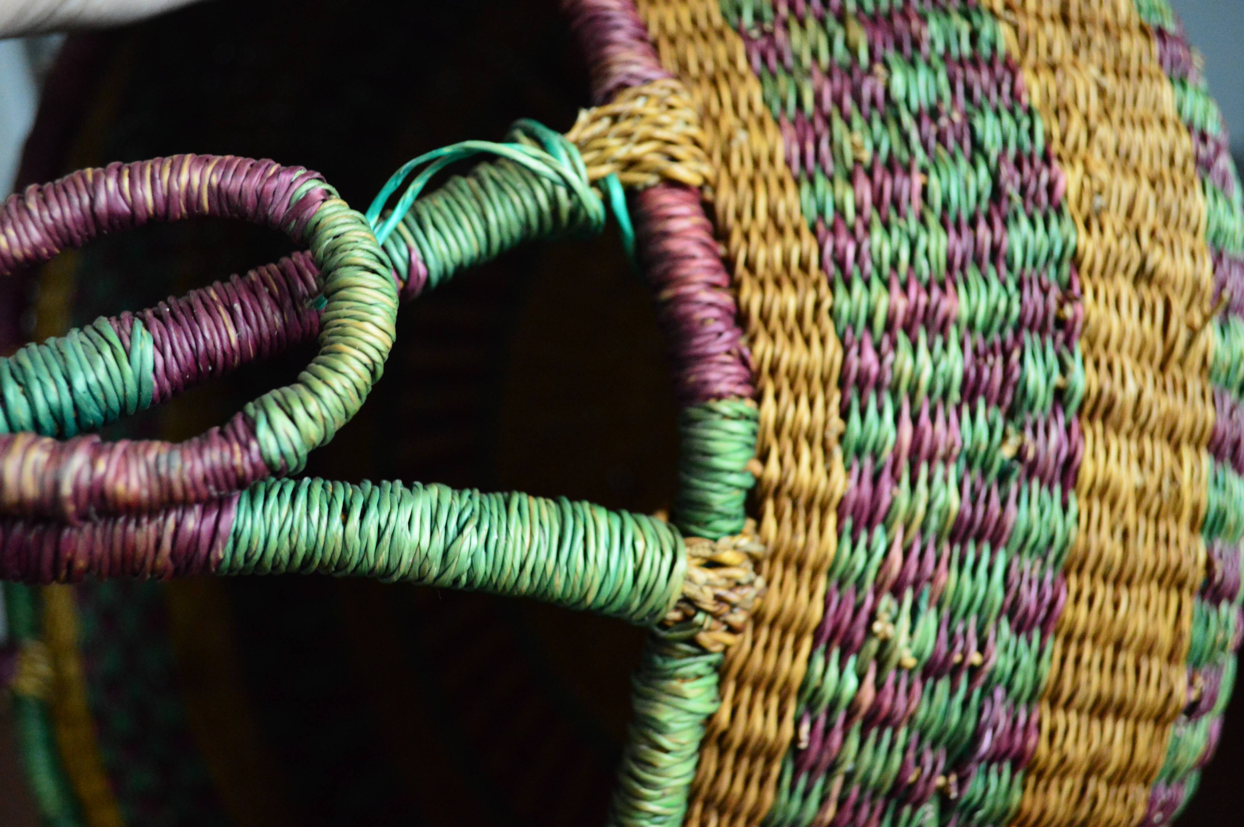 Old African bolga basket