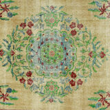 Anatolian handmade vintage rug 210 cm x 107 cm
