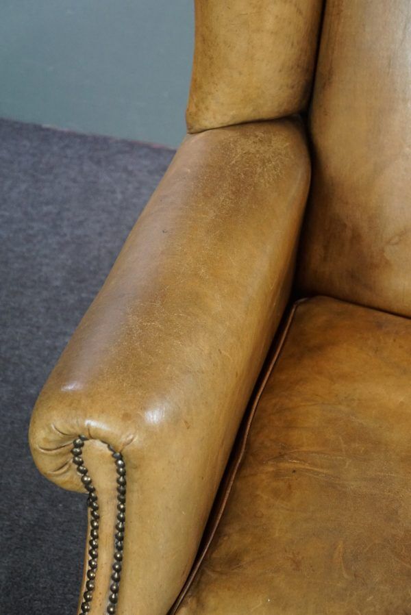 Classic sheepskin armchair