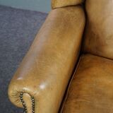 Classic sheepskin armchair