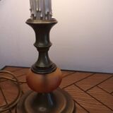 Art Deco brass lamp