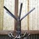 Coat rack on metal stand 70's