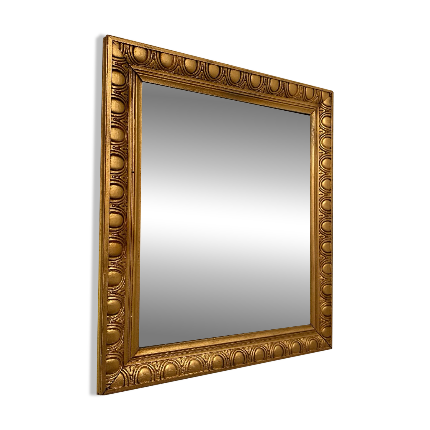 Magnificent antique mirror in neoclassical style.