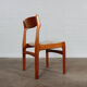 2er Set dänische Teakholz Esszimmerstühle danish design Vintage