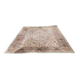 Persian rug beige wool flowers Faran Super 250x350cm Saint Maclou