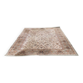 Tapis persan laine beige fleurs Faran Super 250x350cm Saint Maclou
