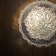 Applique murale ronde plafonnier verre transparent luminaire ancien vintage