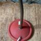 Lampe de bureau articulée vintage en métal rouge