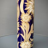 Set of 2 Royal Bavarian Echt Cobalt Porcelain Vases