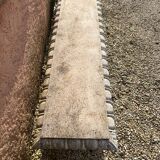 Stone garden bench
