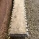 Stone garden bench