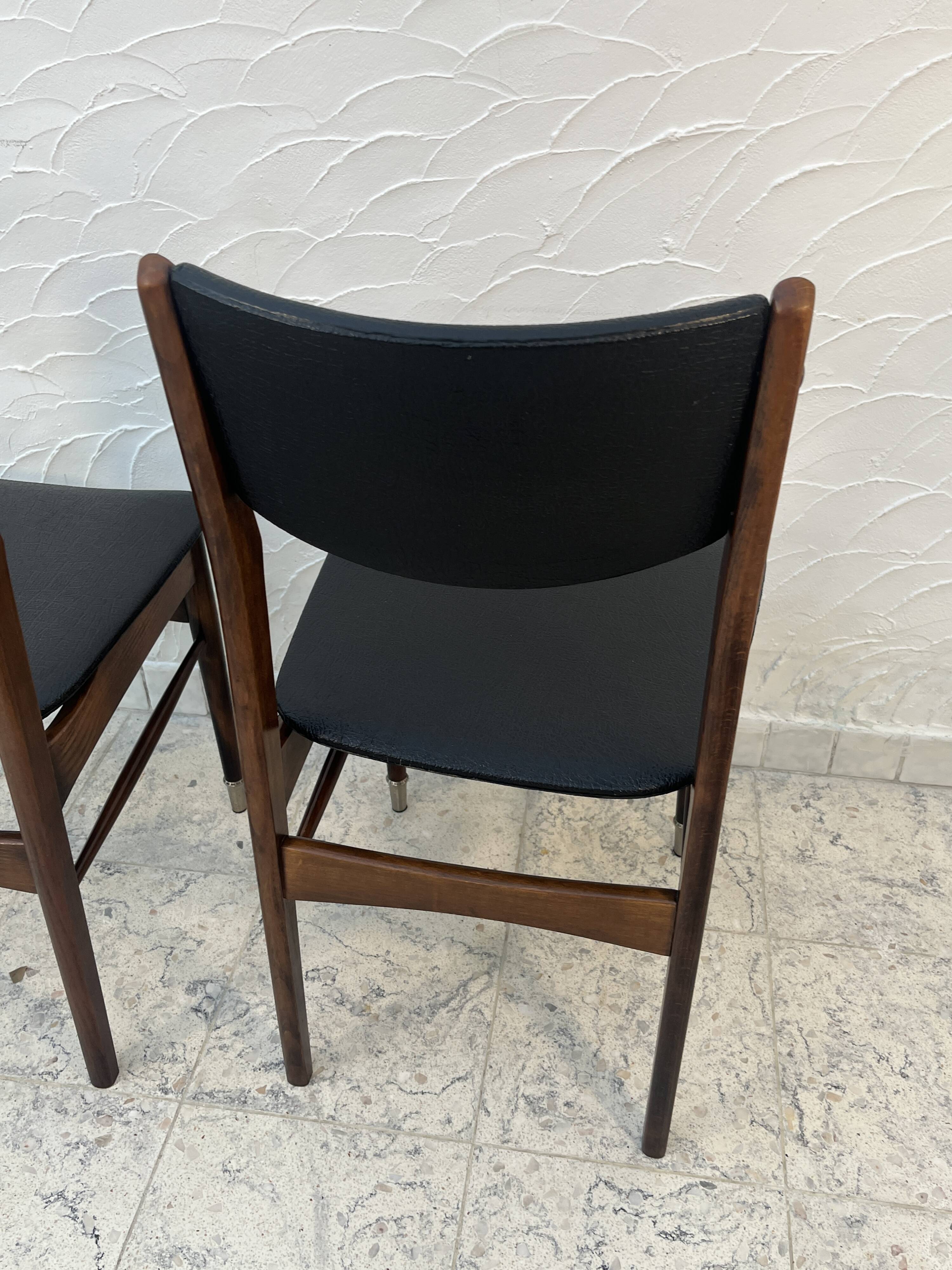 Pair of vintage Scandinavian style chairs from the 1960s.