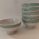 Six fenal badonviller bowls