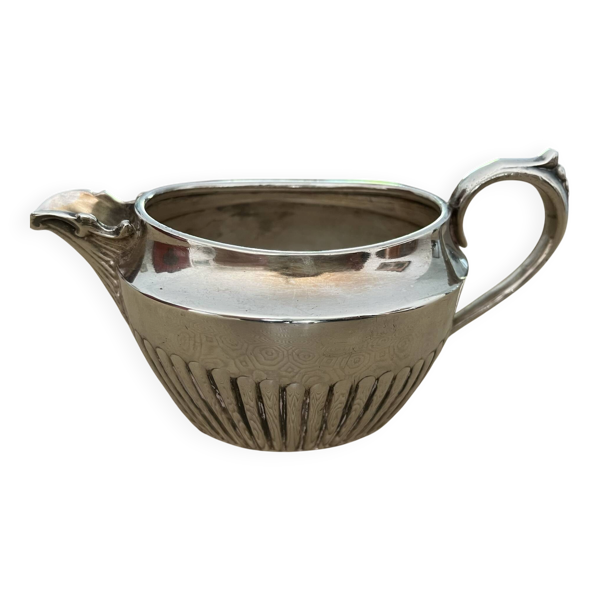 Saucière métal argenté