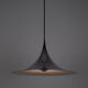 Danish vintage pendant lamp Semi by Bonderup and Thorup, 1968