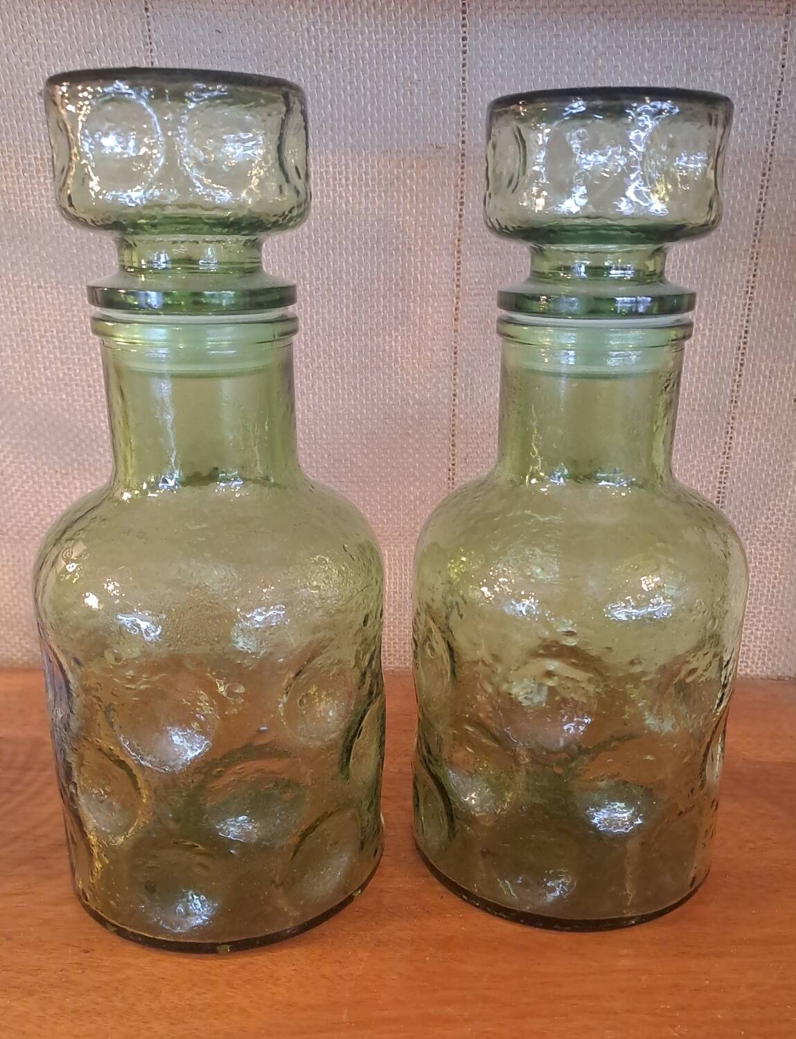Pair of 1970s carafes
