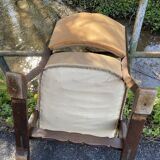 Vintage armchair canvas canvas