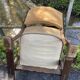 Vintage armchair canvas canvas