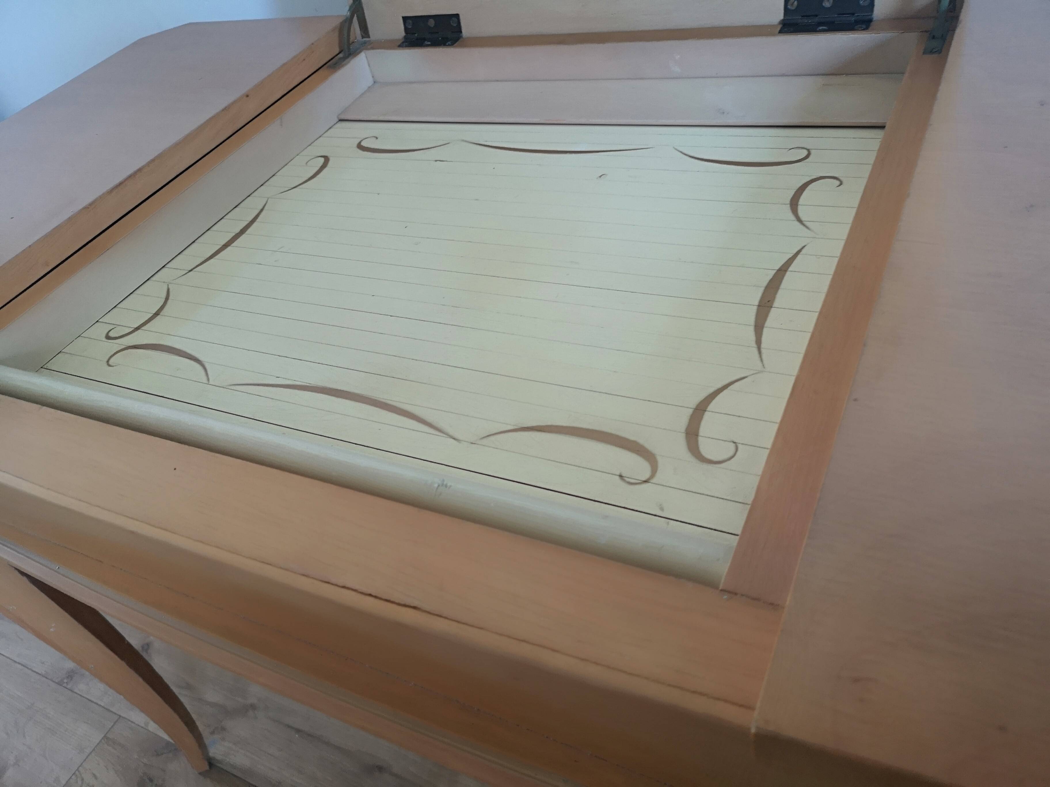 Original 1950s dressing table in light veneer wood