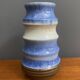 Blue vase by Strehla model 1408 Eastern Germany 1960s