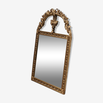 Antique gilded LXVI mirror