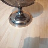 Silver plated world map