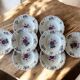 8 assiettes creuses anciennes en faïence de Sarreguemines