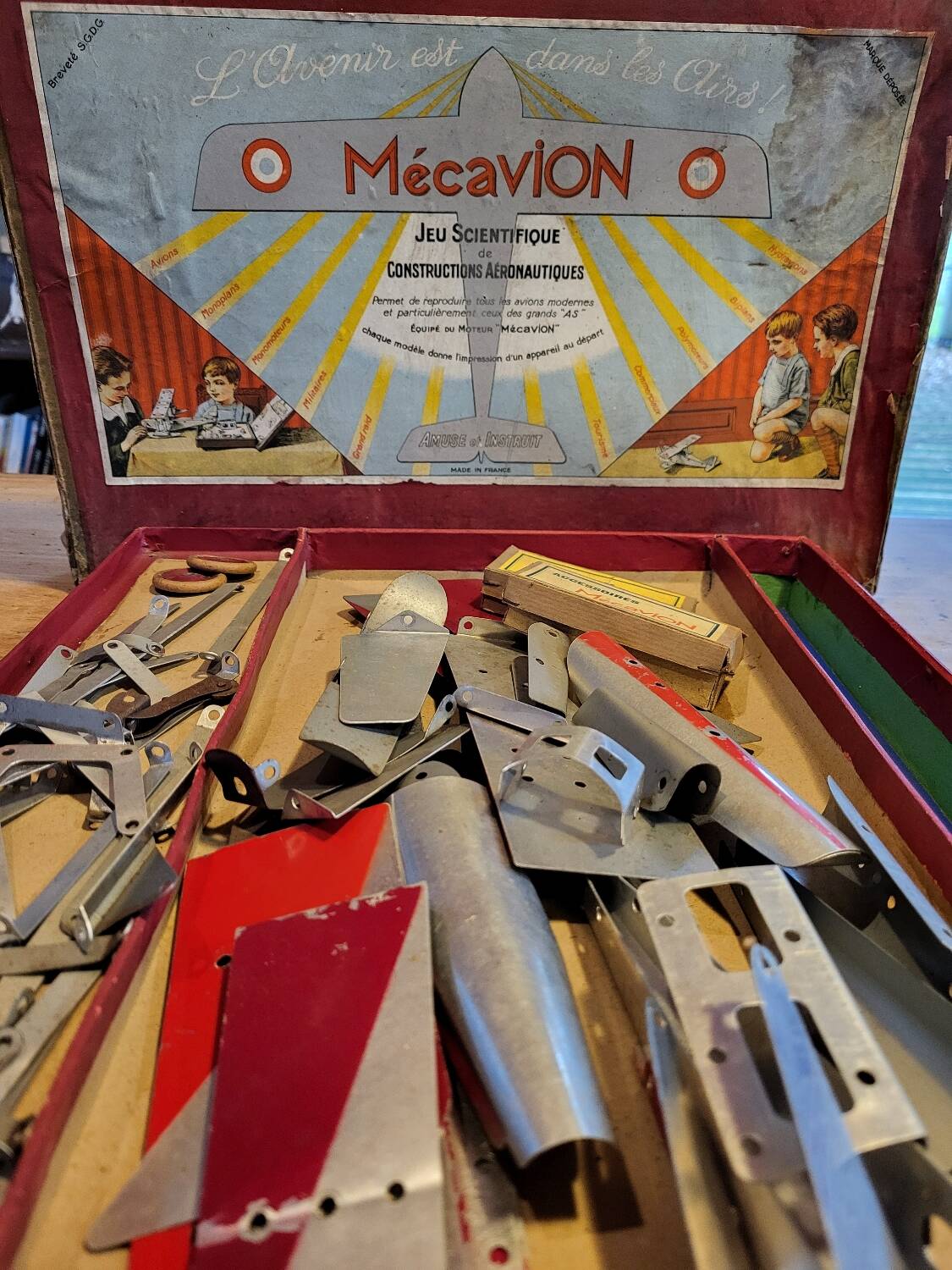 Mécavion Game 1928 French Art Deco