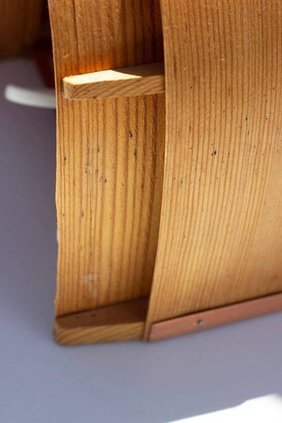 Hans-Agne Jakobsson wall lamp in pine veneer V155 - Sweden, 1960s