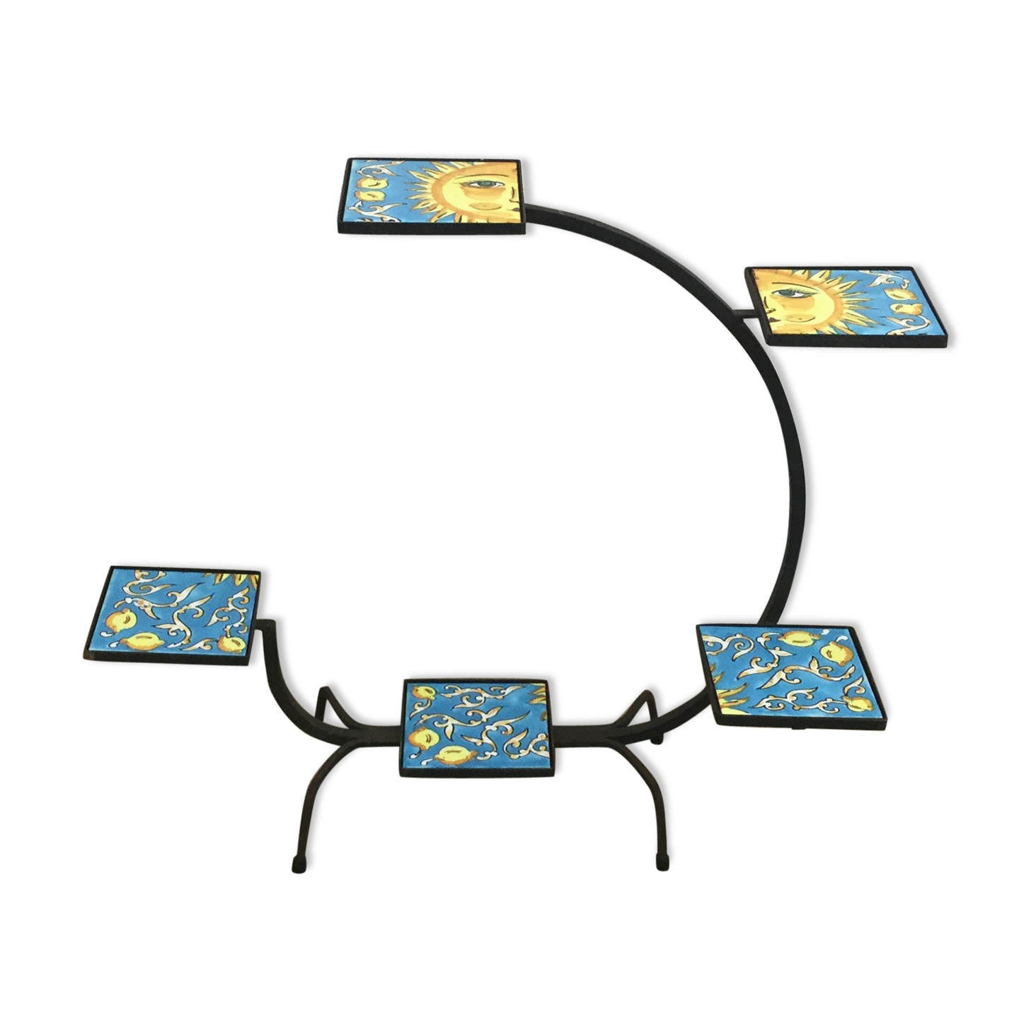 Vintage metal plant holder