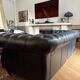 Chesterfield sofa Sebastian - Fleming & Howland - black leather