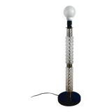 Small vintage Richard Essig art deco floor lamp in glass and chrome, 1960s