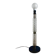 Small Art Deco floor lamp Richard Essig vintage glass and chrome 1960s