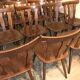 Lot of 20 brasserie-style bistro chairs 1960's