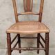 Chaise bistrot avec cannage 