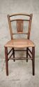 Chaise bistrot avec cannage 