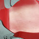Chaise modèle 3217 Red Swivel par Arne Jacobsen pour Fritz Hansen