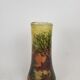 Enamelled glass vase Francois Theodore Legras