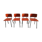 Set of 4 vintage chairs from the 60s/70s