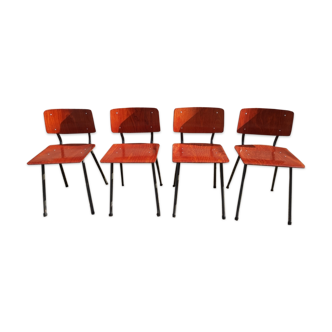 Set of 4 vintage chairs from the 60s/70s