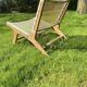 Chair / garden armchair / single-seater in retro rattan