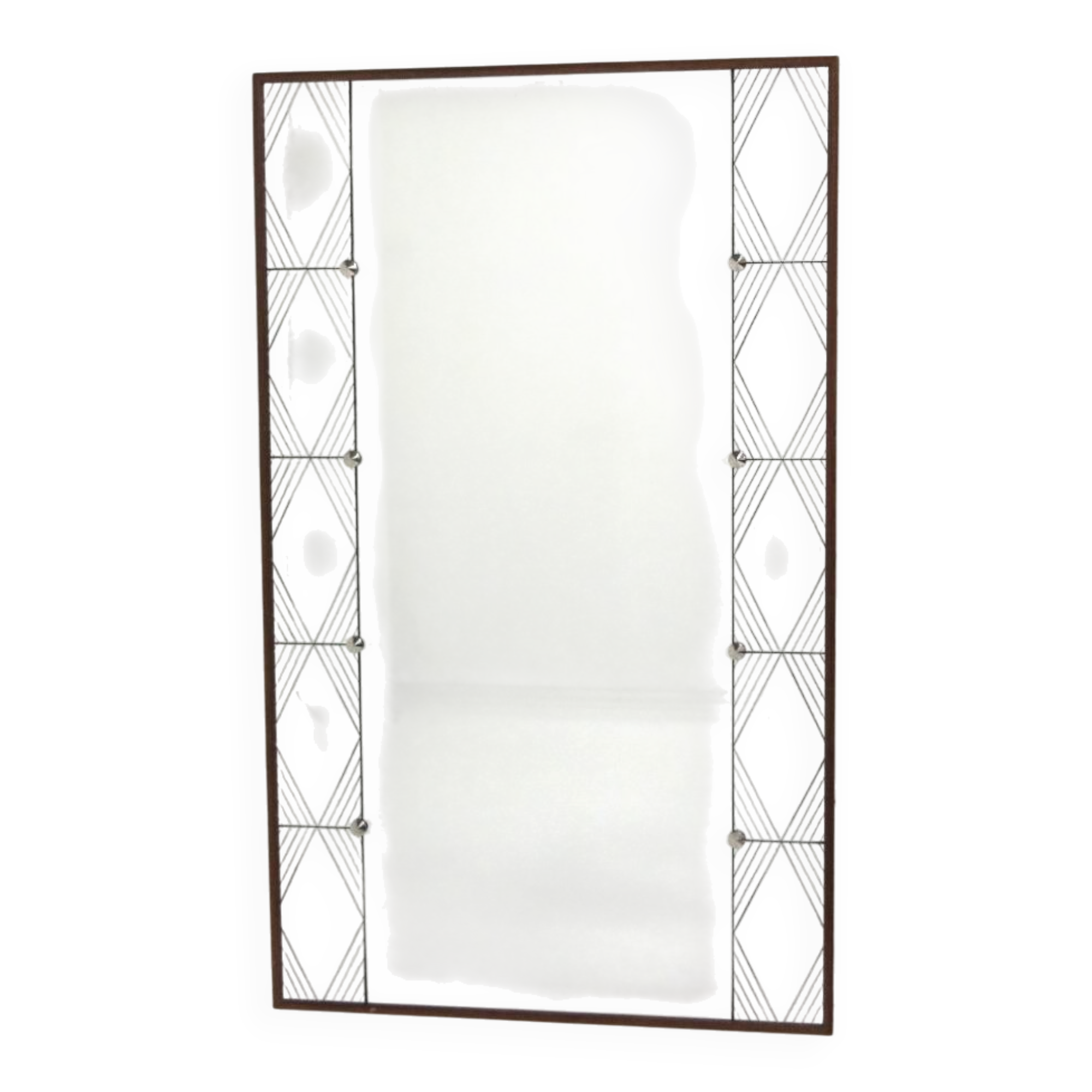 Scandinavian teak mirror Glas & Trä, Sweden, 1960