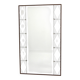 Scandinavian teak mirror Glas & Trä, Sweden, 1960