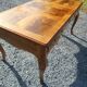 large double-sided walnut desk 3 drawers 2 pulls