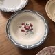 Mismatched antique plates
